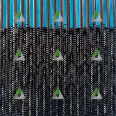 Correia transportadora de impressão UV com estrutura tecida ou espiral com superfície antiaderente para fácil limpeza e tamanhos personalizados para PVC PET Lona Couro